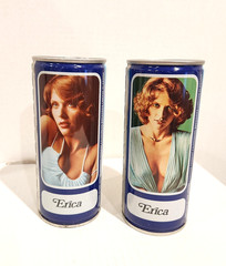 Tennent’s Girls Lager Beer Erica steel beer cans 15.5oz Scotland 2 different