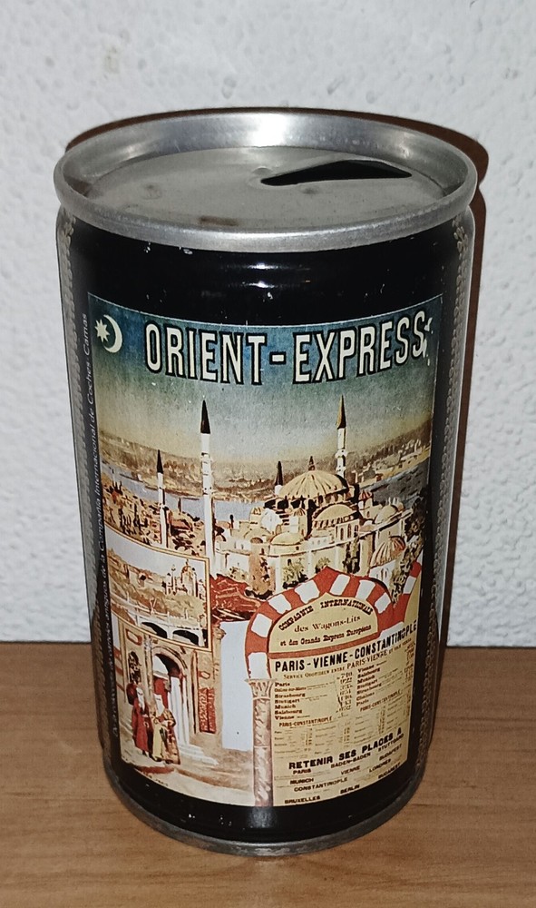 Águila Imperial, rare 330ml tin metal beer can fr Spain, SP Ed “Coches-Camas”