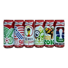 Budweiser 2026 FIFA World Cup Beer Cans Set Brazil Limited Edition Collectible