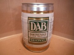 DAB ORIGINAL 5 LITER MINI BEER KEG~GERMANY #170