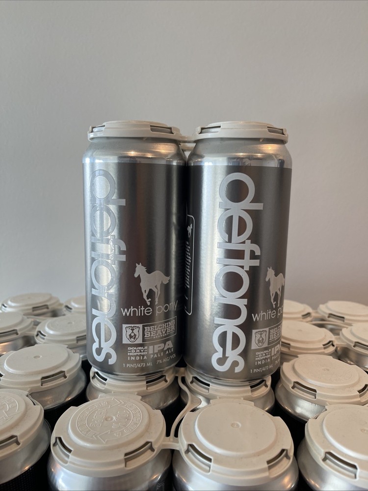 4 DEFTONES White Pony Belching Beaver EMPTY Beer Can Rare 🔥🔥🔥