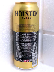 Empty Beer Can HOLSTEN Extra 480 ml. Ukraine 2024 Bottom Open