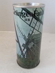 GRANGES FATOL II B Beer Can 16 oz Steel Pull Tab Scenic Set Can 1970s SWEDEN