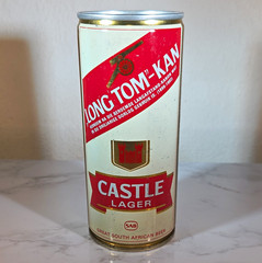 Castle Lager Long Tom Beer Can – South African Breweriana Collectible