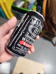 Jack Daniel’s Whiskey & Cola ‘Beer’ Can (EMPTY) Unopened – March 2003 Coke