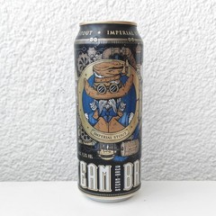 Empty Steam Brew Imperial Stout Beer can; 500 ml/16.9 fl oz; TOP (Germany)