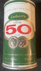 Old Vintage “LABATT 50” (ALE STYLE) S/S Empty Beer Can Montreal, Co CANADA