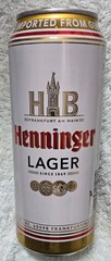 Henninger Beer Can – Germany – 500 ml (about 16.9 Ounce) @2021