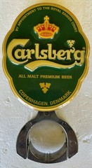 COLLECTIBLE CARLSBERG METAL TAP TOP
