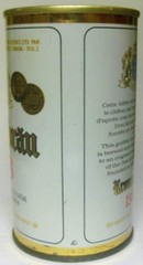 KRONENBRAU 1308 BEER straight-steel CAN w/ LIONS, Montreal, Quebec CANADA 1970’s