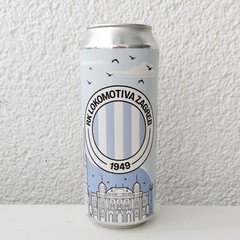 Empty 2025 Handball club Lokomotiva Zagreb Lager Beer can; 500 ml BOTTOM Croatia