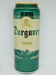 Empty Beer Can DARGUNER Pilsner 500 ml. Germany 2020 Bottom Open!