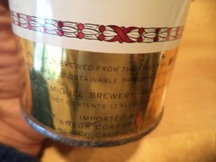 SAN MIGUEL 12 OZ STRAIGHT EDGE STEEL BEER CAN PHILIPPINES IMPORTED BY ANSOR CORP