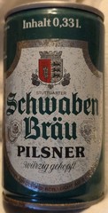 Schwaben Beer Can – Germany – Steel – .33l (11 1/4 Ounce) @1978