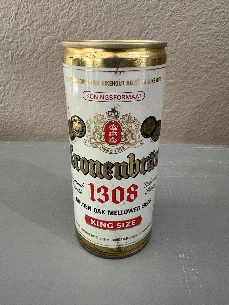 Vintage Kronenbourg 1308 King Size Beer Can Pull Tab South Africa 1970s