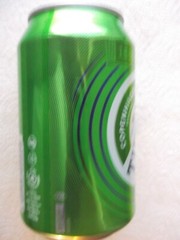 TUBORG GREEN from POLAND for ITALY 2024 empty beer can 330ml top opened
