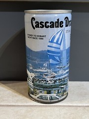 Vintage Cascade Draught 375ML Sydney To Hobart Yacht Race 1980 Steel Beer Can