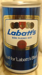 Labatt’s Blue Beer Can – Canada – 341 ml – 12 Ounce – Button Top @1976
