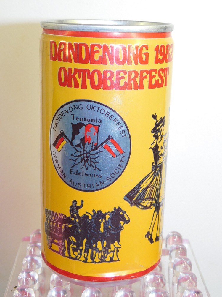 VINTAGE BEER CAN ABBOTS LAGER C.U.B DANDENONG OKTOBERFEST – 375ml BEER CAN 1982