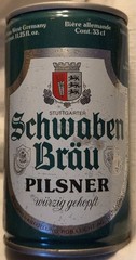 Schwaben Beer Can – Germany – Steel – .33l (11 1/4 Ounce) @1978