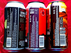 SET x 3 EMPTY 440ml ENGLISH BEER CANS NORTHERN MONK BREWERY LEEDS HERETIC, FAITH