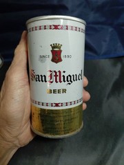 Vintage 1970s San Miguel Beer Can Empty Can