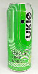 Empty Beer Can UKIE Lounge Lime & Mint 500 ml. Ukraine 2023 Bottom open! 🇺🇦